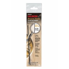 Olson Saw Olson Saw - 44302 - 5 in. Carbon Steel Scroll Saw Blade 20 TPI - 12/Pack