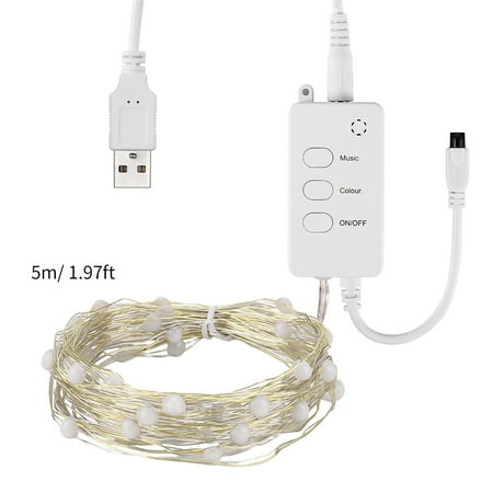Fairy Light String USB WIFI Bluetooth Remote Controlling Big Beads Light Wire
Fairy Light String USB WIFI Bluetooth Remote Controlling Big Beads Light Wire