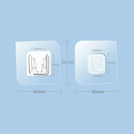 Double-sided Adhesive Wall Hooks Storage Tools Wall Mounted Hooks for Kitchen
Double-sided Adhesive Wall Hooks Storage Tools Wall Mounted Hooks for Kitchen