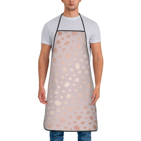 Wukai Rose Gold Abstract Spots 1 Print Aprons Adjustable Bib Aprons Cooking Kitchen Chef Apron for Women and Men
Wukai Rose Gold Abstract Spots 1 Print Aprons Adjustable Bib Aprons Cooking Kitchen Chef Apron for Women and Men