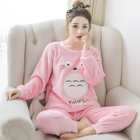 Ladies Pyjama Women Winter Flannel Pajama Set Fleece Pajamas Sleepwear Thick Warm Velvet Female Homewear Suit Cute Sweet Pijama
Ladies Pyjama Women Winter Flannel Pajama Set Fleece Pajamas Sleepwear Thick Warm Velvet Female Homewear Suit Cute Sweet Pijama