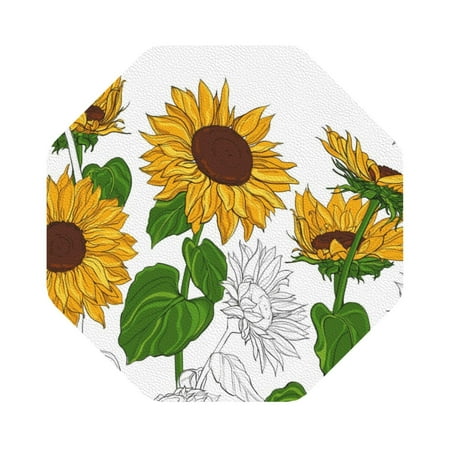 Bingfone Plump Sunflower And Sketch Personalized Coaster Set 4 For Drinks Coffee Table Bar Beer Wine Cup Coasters 4 Inch
Bingfone Plump Sunflower And Sketch Personalized Coaster Set 4 For Drinks Coffee Table Bar Beer Wine Cup Coasters 4 Inch