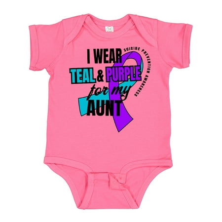 Inktastic Suicide Prevention I Wear Teal and Purple for My Aunt Gift Baby Boy or Baby Girl Bodysuit
Inktastic Suicide Prevention I Wear Teal and Purple for My Aunt Gift Baby Boy or Baby Girl Bodysuit