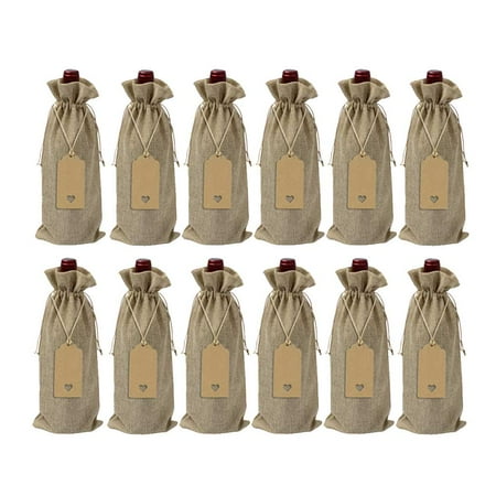 EOTIA Pack of 12 Wine Bottle Gift Bags Festival Wedding Party Holiday Dining Bar Hotel Champagne Decoration Storage Pouch
EOTIA Pack of 12 Wine Bottle Gift Bags Festival Wedding Party Holiday Dining Bar Hotel Champagne Decoration Storage Pouch