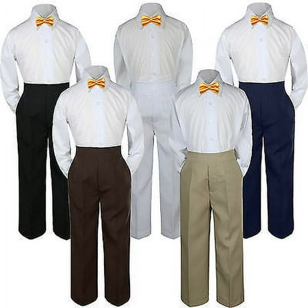 3pc Yellow Bow Tie Suit Shirt Pants Set Baby Boy Toddler Kid Uniform S-7
3pc Yellow Bow Tie Suit Shirt Pants Set Baby Boy Toddler Kid Uniform S-7