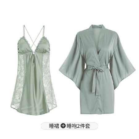 PIKADINGNIS New Sleepwear Women Set Sexy Robe Night Dress Through Backless Camisole Lace Pajamas Nightgown Lingerie Sets Sleep Tops Summer
PIKADINGNIS New Sleepwear Women Set Sexy Robe Night Dress Through Backless Camisole Lace Pajamas Nightgown Lingerie Sets Sleep Tops Summer