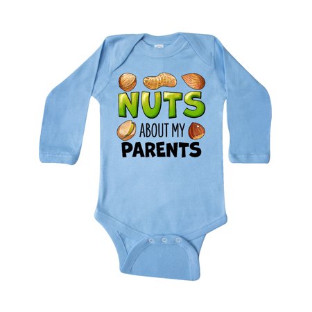 Inktastic Nuts About My Parents Peanut Almond Pistachio Gift Baby Boy or Baby Girl Long Sleeve Bodysuit
Inktastic Nuts About My Parents Peanut Almond Pistachio Gift Baby Boy or Baby Girl Long Sleeve Bodysuit
