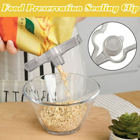 Alueeu Portable Mini Handheld Sealing Household Clips Food Bag Storage Clips Plastic Bag Sealing Clips Snack sealing clip food bag sealing strip sealer moisture-proof sealing clip with spout grey
Alueeu Portable Mini Handheld Sealing Household Clips Food Bag Storage Clips Plastic Bag Sealing Clips Snack sealing clip food bag sealing strip sealer moisture-proof sealing clip with spout grey