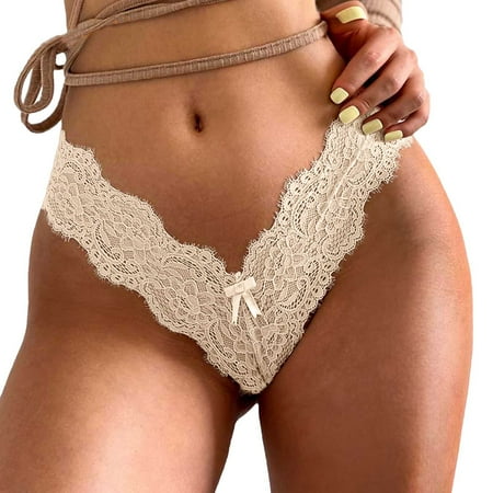 TAIAOJING Women s Cotton Thong - 6 Pack Fashion Lace Lingerie Underwear Lace Pants Lace Low Waist Underwear
TAIAOJING Women s Cotton Thong - 6 Pack Fashion Lace Lingerie Underwear Lace Pants Lace Low Waist Underwear