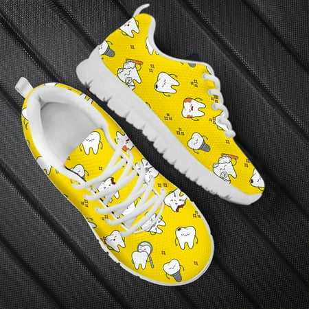 Woman Flats Ladies Sneakers Funny Tooth Dentist Print Female Running Jogging Sport Casual Shoes Lace-Up Women Walking Footwear
Woman Flats Ladies Sneakers Funny Tooth Dentist Print Female Running Jogging Sport Casual Shoes Lace-Up Women Walking Footwear