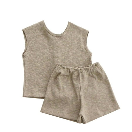 Vedolay Baby Boy Clothes Baby Boy Summer Clothes Outfits Set Short Sleeve Striped T-Shirt Tops + Short Pants(Khaki 18-24 Months)
Vedolay Baby Boy Clothes Baby Boy Summer Clothes Outfits Set Short Sleeve Striped T-Shirt Tops + Short Pants(Khaki 18-24 Months)