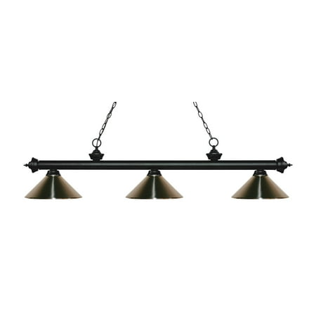 Island Lighting 3 Light With Matte Black Finish Steel Medium Base Bulb 14 inch 450 Watts
Island Lighting 3 Light With Matte Black Finish Steel Medium Base Bulb 14 inch 450 Watts