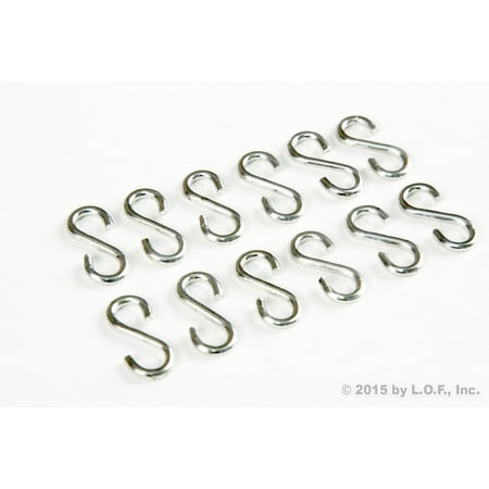 Red Hound Auto 12 S Hook Shape Silver Steel Hanger - 3/4 inches Long x 3/8 inches Wide x 5/64 inch Thick
Red Hound Auto 12 S Hook Shape Silver Steel Hanger - 3/4 inches Long x 3/8 inches Wide x 5/64 inch Thick