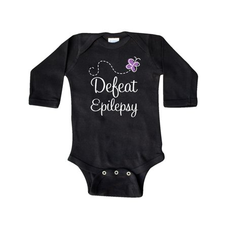Inktastic Epilepsy Awareness Support Month Gift Baby Girl Long Sleeve Bodysuit