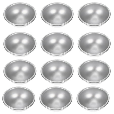 NUOLUX 12Pcs Creative Bath Salt Molds Semicircular Ball Moulds Aluminium Alloy Molds
NUOLUX 12Pcs Creative Bath Salt Molds Semicircular Ball Moulds Aluminium Alloy Molds