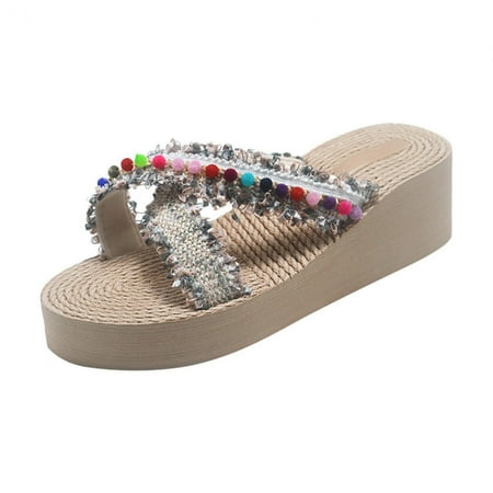 House Slippers House Shoes For Women Women Open Toe Slippers Shoes Comfy Sandals Casual Comfortable Beach Sandals Beige
House Slippers House Shoes For Women Women Open Toe Slippers Shoes Comfy Sandals Casual Comfortable Beach Sandals Beige