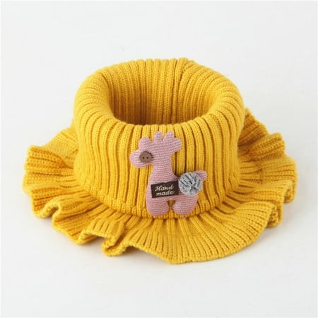 STEADY Kids Boys Girls Knitted Neck Scarf Cartoon Warmer Crochet Cowl Collar Circle Yellow
STEADY Kids Boys Girls Knitted Neck Scarf Cartoon Warmer Crochet Cowl Collar Circle Yellow