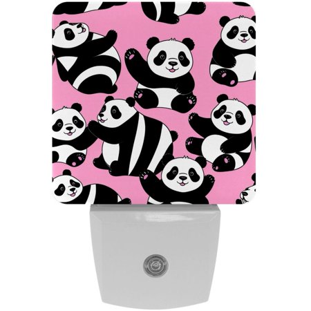 LED Night Light Lamp with Smart Sensor Dusk to Dawn Sensor 2-Pack for Bedroom Bathroom Hallway White 0.5W Plug-in Panda Cartoon Animal Pink
LED Night Light Lamp with Smart Sensor Dusk to Dawn Sensor 2-Pack for Bedroom Bathroom Hallway White 0.5W Plug-in Panda Cartoon Animal Pink