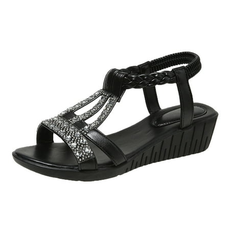 KaLI_store Closed Toe Sandals Women Womens Platform Sandals Wedges SIides Open Toe Thong Flip-Flops Wedge Sandal Black
KaLI_store Closed Toe Sandals Women Womens Platform Sandals Wedges SIides Open Toe Thong Flip-Flops Wedge Sandal Black