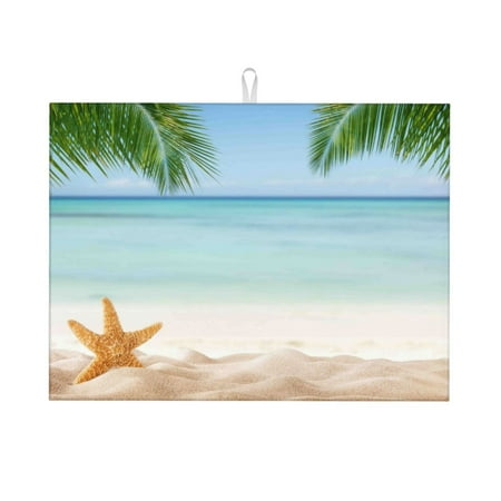 Dish Drying Mat Starfish in Beach Highly Absorbent Microfiber Drying Mat Kitchen Counter or Sink Drawer Liner 16x18 Kitchen Drying Mat Coffee Mat Kitchen Essentials
Dish Drying Mat Starfish in Beach Highly Absorbent Microfiber Drying Mat Kitchen Counter or Sink Drawer Liner 16x18 Kitchen Drying Mat Coffee Mat Kitchen Essentials