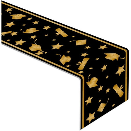 Linen Graduation Table Runner Congrats Grad Black Gold Home Dinning Room Decoration
Linen Graduation Table Runner Congrats Grad Black Gold Home Dinning Room Decoration