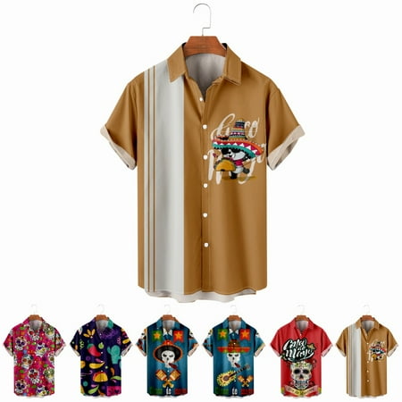 LANLIN Plus Size Short Sleeve Button Down Tops Shirt Regular Party Costume Sizes Kids-Adult Unisex
LANLIN Plus Size Short Sleeve Button Down Tops Shirt Regular Party Costume Sizes Kids-Adult Unisex