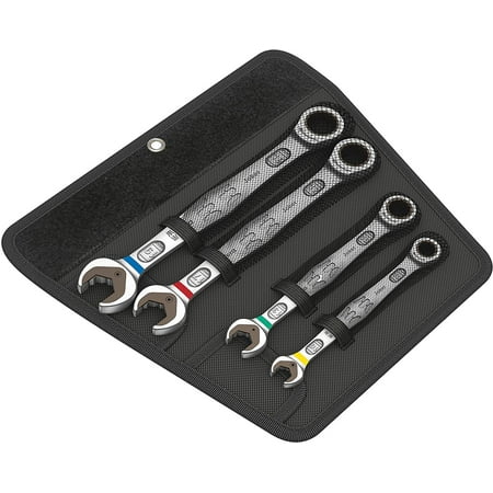 Joker 4pc Metric Ratcheting Combination Wrench Set