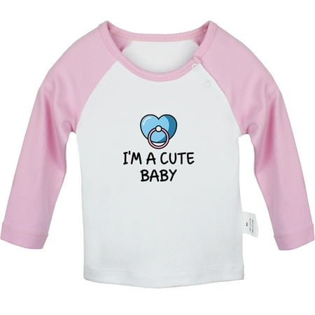I m A Cute Baby Funny T shirt For Baby Newborn Babies T-shirts Infant Tops 0-24M Kids Graphic Tees Clothing (Long Pink Raglan T-shirt 18-24 Months)
I m A Cute Baby Funny T shirt For Baby Newborn Babies T-shirts Infant Tops 0-24M Kids Graphic Tees Clothing (Long Pink Raglan T-shirt 18-24 Months)