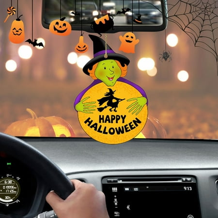 Siaonvr Car Rear View Mirror Flat Pendant Halloween Cute Accessories Car Hanging Ornament Craft Pendant Decor
Siaonvr Car Rear View Mirror Flat Pendant Halloween Cute Accessories Car Hanging Ornament Craft Pendant Decor