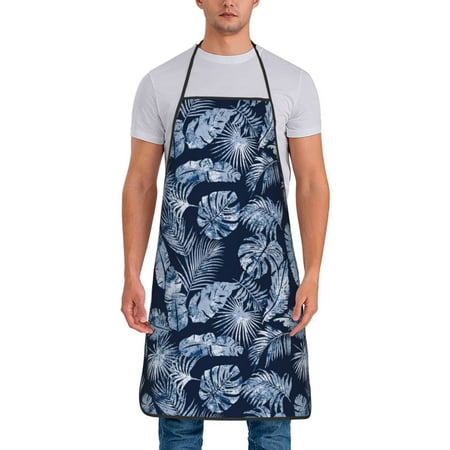 Uemuo Tropical Leaves Printed Bib Apron Adjustable Water and Oil Resistant Cooking Kitchen Chef Apron for Women Men
Uemuo Tropical Leaves Printed Bib Apron Adjustable Water and Oil Resistant Cooking Kitchen Chef Apron for Women Men