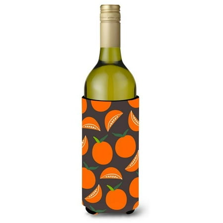 Orange on Grey Wine Bottle Beverge Insulator Hugger 
Orange on Grey Wine Bottle Beverge Insulator Hugger