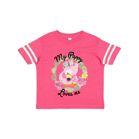 Inktastic Baby Flamingo My Pappy Loves Me with Flower Wreath Gift Toddler Boy or Toddler Girl T-Shirt
Inktastic Baby Flamingo My Pappy Loves Me with Flower Wreath Gift Toddler Boy or Toddler Girl T-Shirt