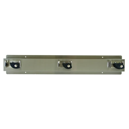 Bradley 9953-000000 - Mop & Broom Holder Stainless Steel - 24 - 3 Holders
Bradley 9953-000000 - Mop & Broom Holder Stainless Steel - 24 - 3 Holders