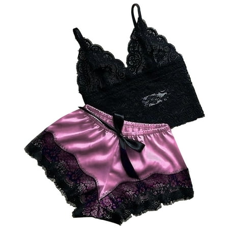 Pajamas for Women Matching Pajamas for Couples Women New Sexy Elegant Fashion Casual Lace Lingerie Silk Underwear Sleepwear Pajamas Satin Clearance Sleepwear for Women Nightgown Purple 3XL
Pajamas for Women Matching Pajamas for Couples Women New Sexy Elegant Fashion Casual Lace Lingerie Silk Underwear Sleepwear Pajamas Satin Clearance Sleepwear for Women Nightgown Purple 3XL