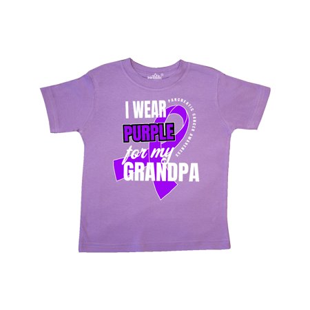 Inktastic I Wear Purple For My Grandpa Pancreatic Cancer Awareness Gift Toddler Boy or Toddler Girl T-Shirt
Inktastic I Wear Purple For My Grandpa Pancreatic Cancer Awareness Gift Toddler Boy or Toddler Girl T-Shirt