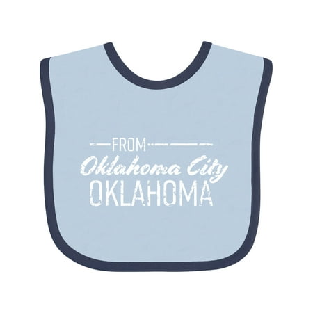 Inktastic From Oklahoma City Oklahoma in White Distressed Text Gift Baby Boy or Baby Girl Bib
Inktastic From Oklahoma City Oklahoma in White Distressed Text Gift Baby Boy or Baby Girl Bib