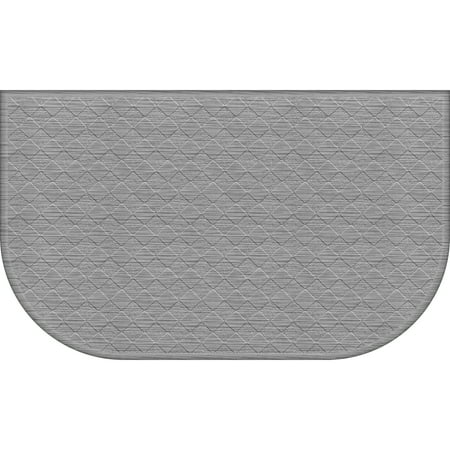 Mainstays Comfort Mate D Kitchen Mat, Gray, 1.5' x 2.5'
