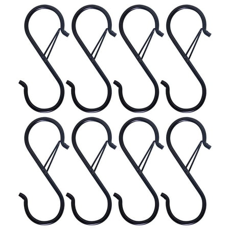 Puntoco Clearance 8 Pcs S Hooks for Hanging S Shaped Hooks for Kitchen Utensil and Closet Rod Black
Puntoco Clearance 8 Pcs S Hooks for Hanging S Shaped Hooks for Kitchen Utensil and Closet Rod Black