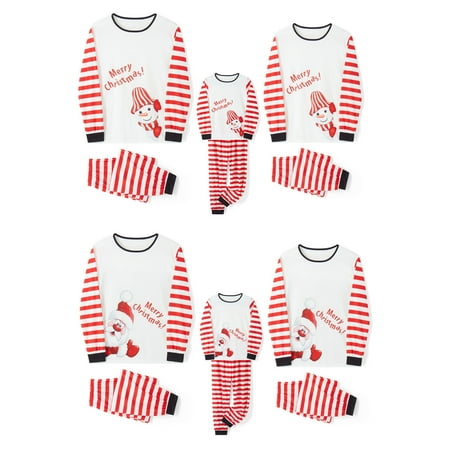 Gwiyeopda Matching Family Christmas Pajamas Holiday with Snowman/Santa Print PJ s Loungewear
Gwiyeopda Matching Family Christmas Pajamas Holiday with Snowman/Santa Print PJ s Loungewear