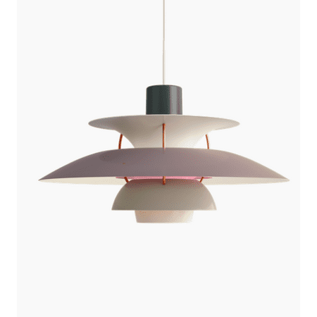 Lilly Pendant Lamp Hues of Grey Medium