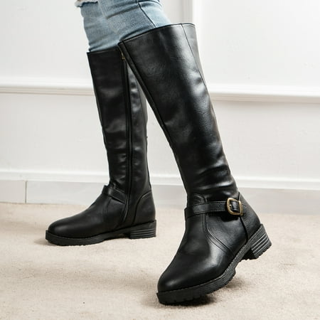 Women‘s Wide Calf Wear-resistant Riding Boots Solid Color Zip Back Boots Women‘s Footwear
Women‘s Wide Calf Wear-resistant Riding Boots Solid Color Zip Back Boots Women‘s Footwear