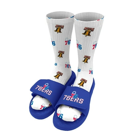 Men s ISlide White Philadelphia 76ers Pattern Socks & Slide Sandals Bundle
Men s ISlide White Philadelphia 76ers Pattern Socks & Slide Sandals Bundle