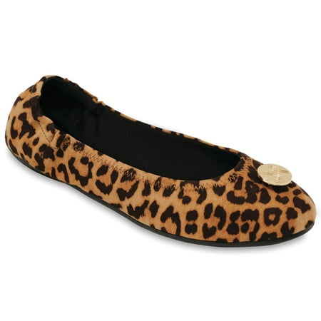 Lindsay Phillips Liv Leopard Ballet Flat for Women