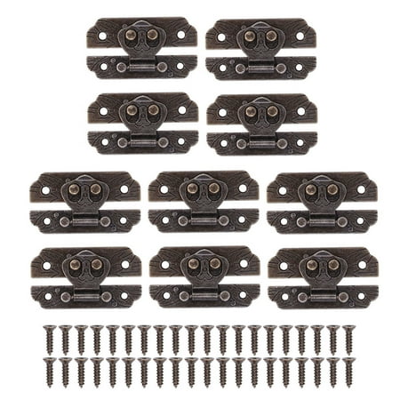 10sets Box Clasp Retro Style Compact Lightweight DIY Making Attractive Decorative Furniture Hardware for Home
10sets Box Clasp Retro Style Compact Lightweight DIY Making Attractive Decorative Furniture Hardware for Home