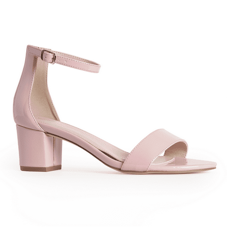 J.Adams Daisy Women s High Heel Chunky Party Dress Shoes Ankle Strap Wedding Heeled Sandals - Blush Patent - 7
J.Adams Daisy Women s High Heel Chunky Party Dress Shoes Ankle Strap Wedding Heeled Sandals - Blush Patent - 7