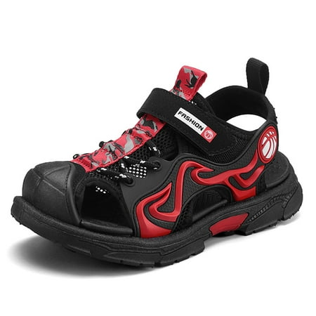 Boys Sandals Closed Toe Toddler Sport Sandals Little Kid Summer Shoes for Big Kid Walking Hiking Outdoor Red
Boys Sandals Closed Toe Toddler Sport Sandals Little Kid Summer Shoes for Big Kid Walking Hiking Outdoor Red