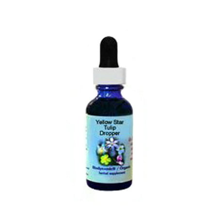 Yellow Star Tulip Herbal Supplement Dropper By Flower Essence - 1 Oz