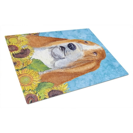 Carolines Treasures SS4162LCB Basset Hound in Summer Flowers Glass Cutting Board Large 12H x 16W multicolor
Carolines Treasures SS4162LCB Basset Hound in Summer Flowers Glass Cutting Board Large 12H x 16W multicolor