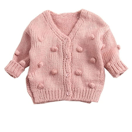 RPVATI Toddler Baby Girls Thicken Jacket V-Neck Button Up Clothes Warm Winter Long Sleeve Knitted Outerwear 1Y-4Y
RPVATI Toddler Baby Girls Thicken Jacket V-Neck Button Up Clothes Warm Winter Long Sleeve Knitted Outerwear 1Y-4Y