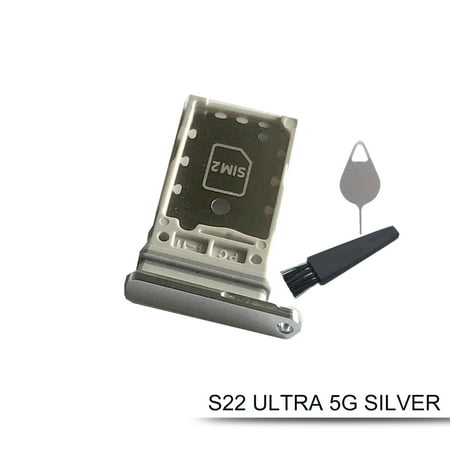 New SIM Card Tray Holder Slot Replacement for Galaxy S22 Ultra S22+ S22 Plus Mobile Phone Accessories